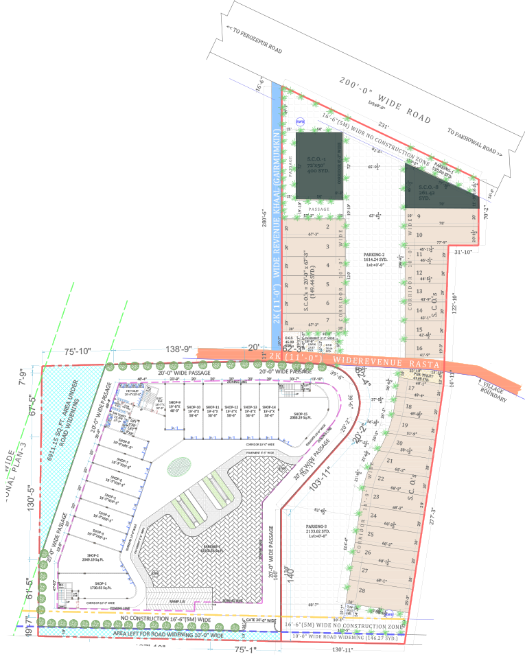 The Signatories Masterplan Map